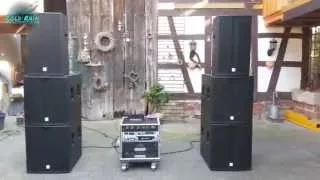 The Box Pro Anlage ( 115M | TP 118/800 ) - Soundcheck und Abigag Party