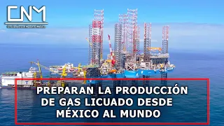 Primera planta de licuefacción flotante en México concluye para su exportación, New Fortress Energy
