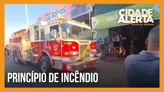 Princípio de incêndio atinge loja na Feira dos Importados, no SIA | Cidade Alerta DF