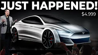 Elon Musk JUST REVEALED The INSANE NEW $5,000 Tesla Car!