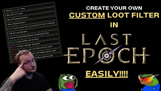 How To Make Custom Loot Filters Easily in Last Epoch