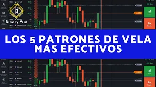 6)🤑LOS 5 PATRONES DE VELA MÁS EFECTIVOS! ✅ [Opciones binarias!] 🔥