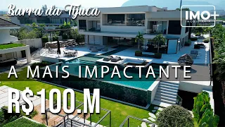 TOUR COMPLETO: MANSÃO MAIS IMPACTANTE DA BARRA DA TIJUCA | IMO+ Imobiliária