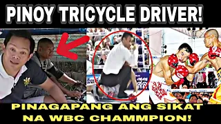 Minaliit Nila Ang Pinoy na Tricycle Driver! Ayon Tulog Ang Champion sa Harap ng Kababayan!#boxing