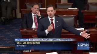 Sen. Marco Rubio (R-FL) on debate in U.S. Senate (C-SPAN)