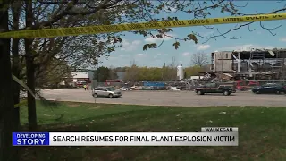 Search for final missing Waukegan explosion victim continues as autopsies expected