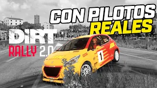 Rally contra pilotos REALES | Dirt Rally 2.0 Spain - Peugeot 208 R2