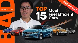 Top 15 Most Fuel Efficient Cars in the Philippines Under ₱1.5M | Behind a Desk