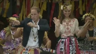 Dancing royals: Will and Kate shake it