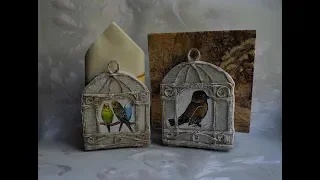 Клетка-салфетница🐦 💖. Мастер-класс!