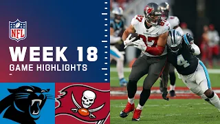 Panthers vs. Buccaneers Week 18 Highlights | NFL 2021