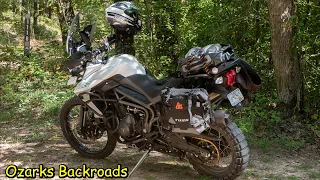 Baxter County Arkansas Hidden Places on the Triumph Tiger...