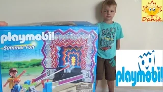 🍁 Playmobil Summer Fun Даня открывает конструктор Плеймобил аттракционы. Playmobil Review