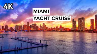 4K Miami Boat Tour - Yacht Charter Thru Downtown, Biscayne Bay, Miami Beach