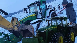 John Deere 8R370 💪Orka Pług KUHN