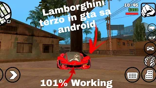 How to add lamborghini terzo in gta sa android |GAMING WITH MUSU