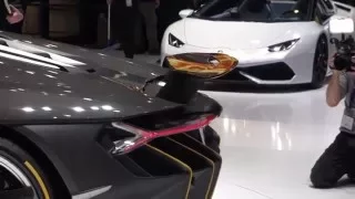 Lamborghini Centenario rear wing operation