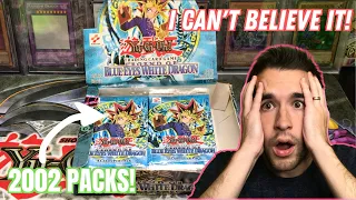 BEST 2002 Legend of Blue-Eyes White Dragon Yugioh Cards Opening EVER!