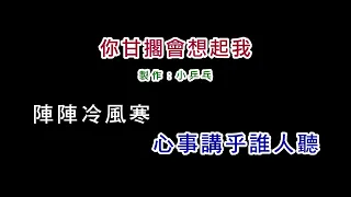 (伴奏版)蔡小虎-你甘擱會想起我(DIY卡拉OK字幕)