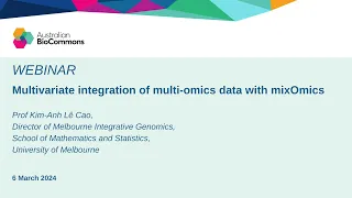 Multivariate integration of multi-omics data with mixOmics