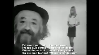 J'ai Retrouvé Mon Chien by France Gall MV English Lyrics French Paroles ("I've Found My Dog")