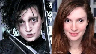 Edward Scissorhands Makeup Transformation - Cosplay Tutorial