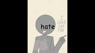 l love cat meme/id:@Umori Priora/ft:blue x green💙💚