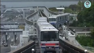 Japanese Railway Monorail / Bullet Train in Japan