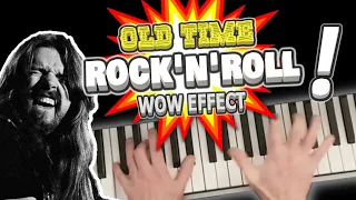 You Can Play Old Time Rock and Roll ! How to Play an 8 Bar Piano Riff you can Bank on ! Music Lesson