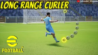 eFootball 2024 : Long Range Curler Tutorial | Long Range Drive | Controlled Shot