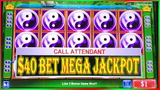 ☯ MEGA JACKPOT ☯ $40 BET ☯ CHINA SHORES HIGH LIMIT SLOT MACHINE