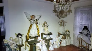 Abandoned House Full With Angels & Dolls!! LIVE SNAKE IN HOME