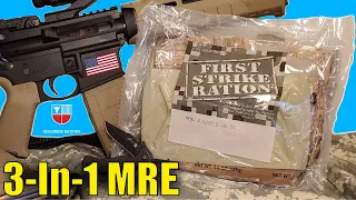 US Military FSR (First Strike Ration) 24-HOUR MRE Field Ration | Meal Ready To Eat Taste Test Review