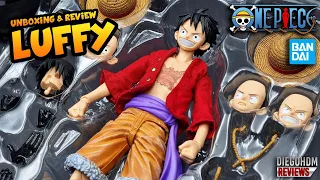 LUFFY ONE PIECE Imagination Works Bandai Unboxing e Review BR / DiegoHDM