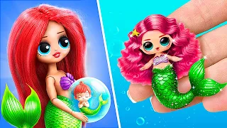 How to Become a Mermaid / 31 DIYs for LOL OMG