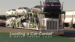 Loading an Auto Carrier