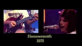 Bohemian Rhapsody live at Hammersmith Guitar solo