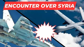 Ny incident i luften mellan USA och Ryssland - Su-35 vs Reaper - Stridspilot förklarar