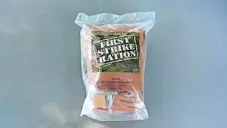 2019 US Military MRE 24 Hour First Strike Ration FSR Menu #1 MRE Taste Test