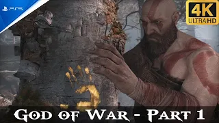 God of War Gameplay Walkthrough Part 1 [4K 60FPS PS5] - No Commentary