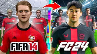 I Rebuild Bayer Leverkusen From FIFA 14 to FC 24!