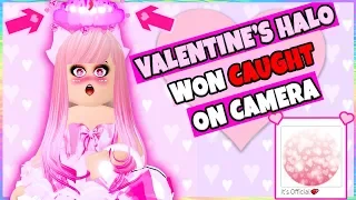 WHAT HAPPENS WHEN YOU WIN THE VALENTINE'S DAY HALO! HALO WON CAUGHT ON CAMERA! Roblox Royale High