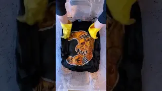 Dyeing Hand Painted Bad Moons Batik Warhammer Shirt