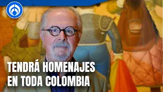 Colombia está de luto por Fernando Botero; extiende homenajes hasta diciembre