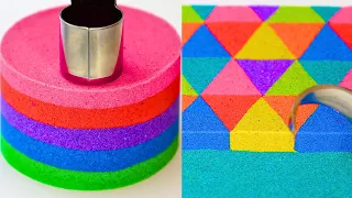 Sand Cutting ASMR #42 | Oddly Satisfying Kinetic Sand ASMR