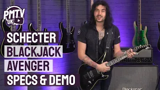 Schecter Avenger Blackjack Guitar Demo - New Schecter Guitars For 2021
