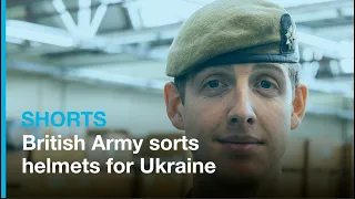 British Army sorts helmets for Ukraine | Voices of the Armed Forces