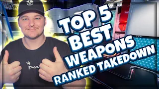 TOP 5 BEST WEAPONS IN RANKED TAKEDOWN - SPLITGATE RANKED TAKEDOWN TIPS AND TRICKS