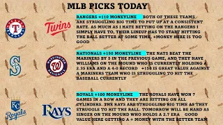 MLB and NBA Picks May 25th Best Bets Today