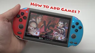 How to add Games ? / X7 Switch Clone Handheld